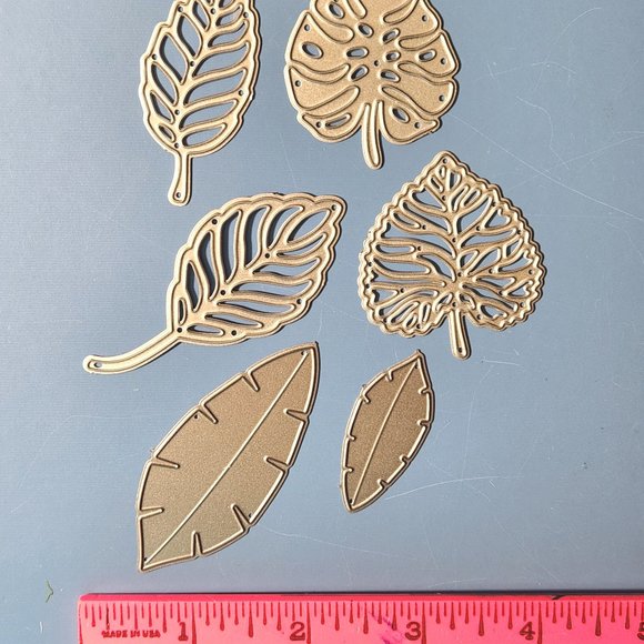Other - #82 METAL CRAFT DIES – SET OF 6 LEAVES
